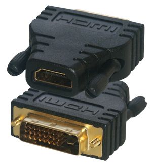 MCL Adapter DVI-D Male / HDMI Female Black