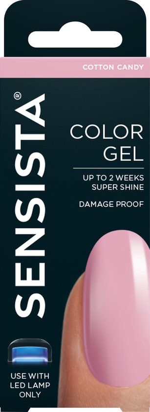Sensista Color Gel - Cotton Candy - Gellak - Roze - 7.5ML - Gel nagellak voor LED Lamp