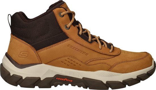 Skechers Santoro Hopkins Veterboots - Heren - Bruin - Maat:42