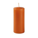 Cereria Di Giorgio - 12 waskaarsen - diameter 5 cm hoogte 15 cm - kleur terracotta - brandduur 48 uur - ongeparfumeerd