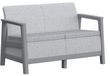 Keter Scandi Linea Ensemble de jardin en plastique pour 4 personnes