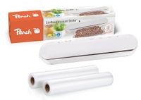 Peach Vacuümmachine To-Go! | draadloos | levensmiddelen natuurlijk vers houden | geen voedselafval meer | incl. 2 rollen vacuümfolie | PH330P