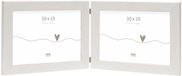 Deknudt Frames fotolijst S41VF1 H2H - wit - tweeluik - 2x 10x15 cm