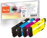 Peach 0F321358 Cartouche d'encre 4 pièce(s) Compatible Haut (XL) rendement Noir, Magenta, Jaune, Cyan