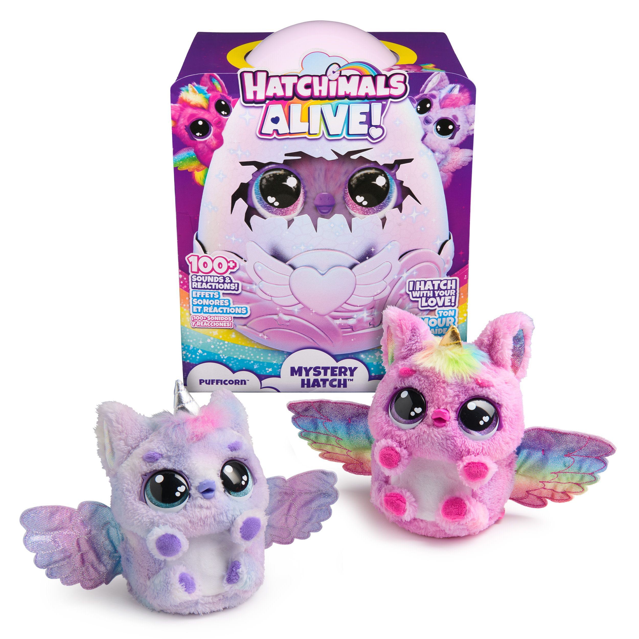 Spin Master Hatchimals Alive - Mystery Hatch Pufficorn - Interactief verrassingsspeelgoed