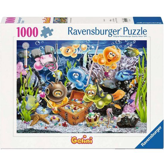 Ravensburger Gelini Onderwater Plezier Legpuzzel 1000 Stukjes