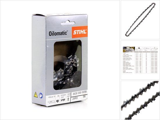 Stihl Accessoires STIHL Oilomatic zaagketting 325" 1,6 mm 32 cm Rapid Super (3639 000 0056)