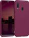 kwmobile telefoonhoesje geschikt voor Samsung Galaxy A20e - Back cover in bordeaux-violet