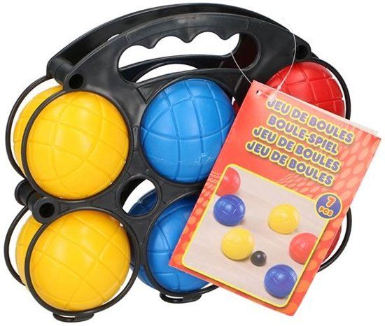 Eddy Toys Jeu de boules set kunststof 7-delig