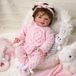 Reborn-babypop Sunny, 43 cm, realistisch, met stoffen lichaam en accessoires