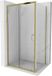 Mexen Apia cabine de douche porte coulissante 110 x 70 cm, transparent, or