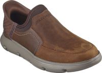 Skechers Garza Dorado Heren Instappers Leer Bruin Maat 42