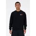 New Balance sweater zwart/rood/wit