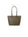 Michael Kors Handtas 'Jet Set Travel Medium Dbl Pocket Tote Non-Leather Vegan Material' olijfgroen
