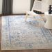 Safavieh Adirondack Collectie tapijt, laagpolig, ivoor en lichtblauw, 88 x 144 cm