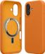 kwmobile telefoonhoesje geschikt voor Apple iPhone 17 - Hoesje met magneet compatibel met MagSafe - Smartphone case in fruitig oranje