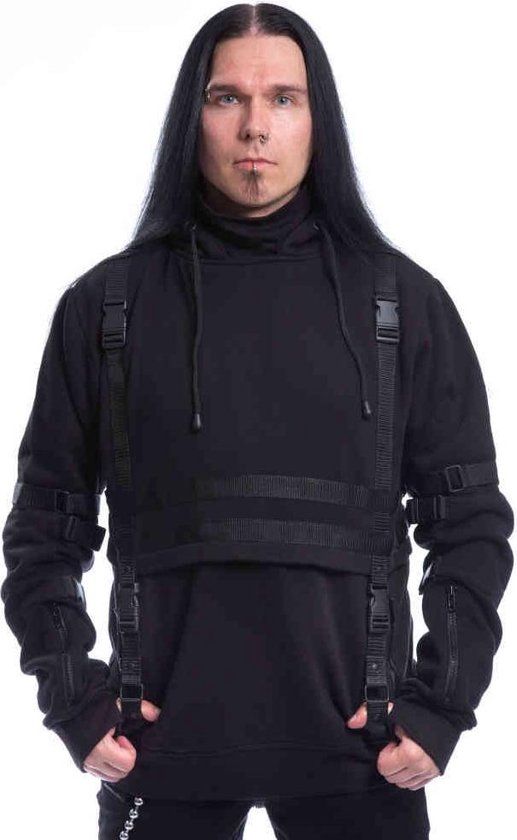Chemical Black Innocent Clothing Europe Ltd Chemical Black Teo Hood Heren Trui met capuchon - zwart - L