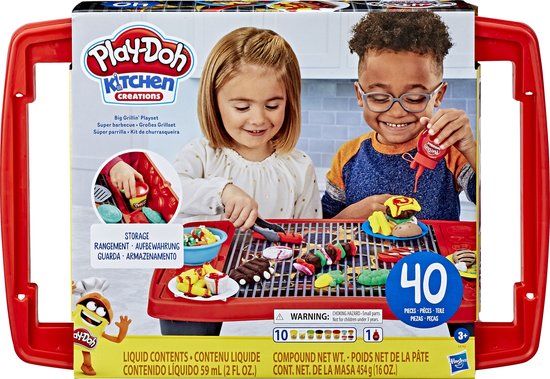 Play-Doh Kitchen Creations Super Barbecue Set - 40 Onderdelen