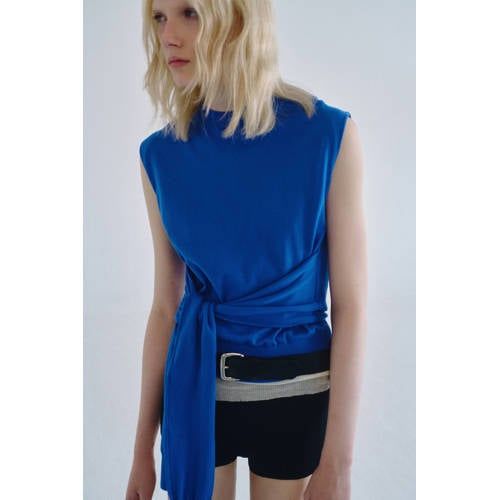 Mango top - blauw