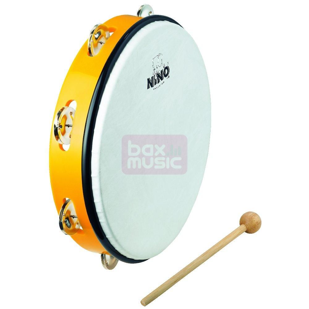 Nino Percussion NINO24Y Jingle Drum Handtrommel Geel