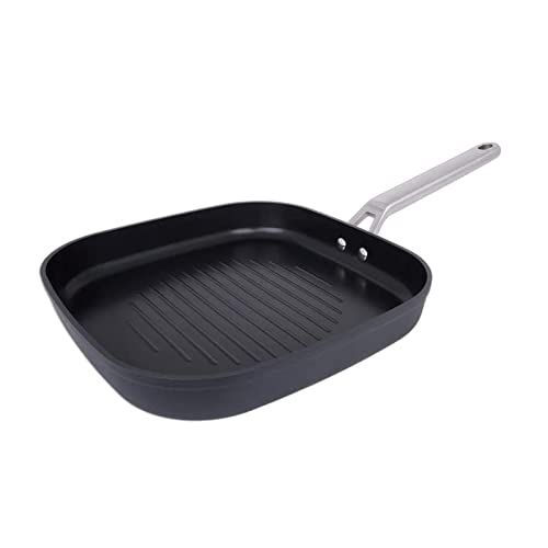 Arcos Serie Samoa Antiaanbakgrill - 28 x 28 cm - Zwart