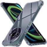 Techsuit Hoesje geschikt voor Xiaomi Redmi A3/A3x - Shockproof Silicone Back Cover - Zwart