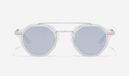 Hawkers Citybreak Achthoekige Zonnebril Unisex Zilver, Wit