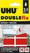 UHU Doublefix Invisible - Dubbelzijdig plakband, ultra sterk, bestand tegen 2,5 kg, transparant, 12 tabs 40 mm x 19 mm