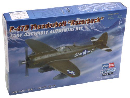Hobbyboss 1:72 Schaal P-47D Thunderbolt Razorback Diecast Model Kit