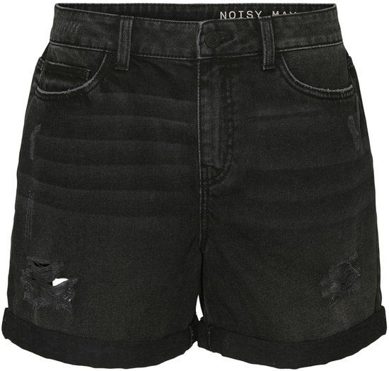 NOISY MAY NMSMILEY NW DEST SHORTS VI061BL NOOS Dames Jeans - Zwart - Maat M