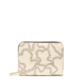 Portemonnee Tous Tous Middelgrote portemonnee Kaos Icon beige-Multi