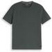 Tom Tailor Piqué T-shirt met logobadge - Maat XXXL - Darkest Olive