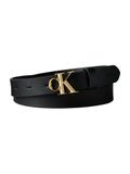 Calvin Klein Dames FACET CK GESP PEBBLE BAND 25M LV04F7060G Riemen, ZWART (ZWART/ANTIEK LICHT GOUD), 70