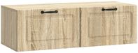 vidaXL Meuble TV mural Chêne Sonoma 98 x 41 x 30 cm Bois d'ingénierie