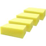 D.RECT Autospons, 4-delig, multifunctionele spons, 163 x 115 x 70 mm, wasspons voor auto, autoverzorging, verf, velgen, reiniging