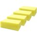 D.RECT Autospons, 4-delig, multifunctionele spons, 163 x 115 x 70 mm, wasspons voor auto, autoverzorging, verf, velgen, reiniging