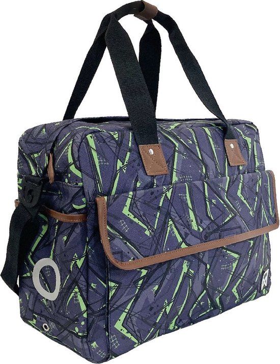Willex Shopper Urban Eco 19L - Groen - Enkele Fietstas - Waterafstotend - 19 l