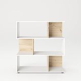 Rek SHELFY met 6 vakken, Artisan eiken met wit