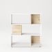 Rek SHELFY met 6 vakken, Artisan eiken met wit