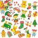 Baker Ross Stickers met 'werkplaats van de kerstman' (100 stuks)