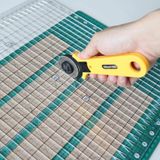 Merkloos Quilliniaal 15,2 cm - multifunctionele Snijmat - Acryl - Quilt-accessoires - Duurzaam - Transparant - Snijliniaal