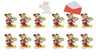 ALMACENESADAN 2314; verpakking met 12 uitnodigingen met envelop Disney Mickey en superpiloten
