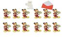 ALMACENESADAN 2314; verpakking met 12 uitnodigingen met envelop Disney Mickey en superpiloten