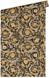 A.S. Création Versace 5 satijn glanzend klassiek bloemenbehang, goud zwart, vliesbehang, 1005x70cm