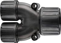 HellermannTyton 166-25802 HG21-Y16 Y-verdeler Zwart 21 mm, 16 mm, 16 mm 1 stuk(s)