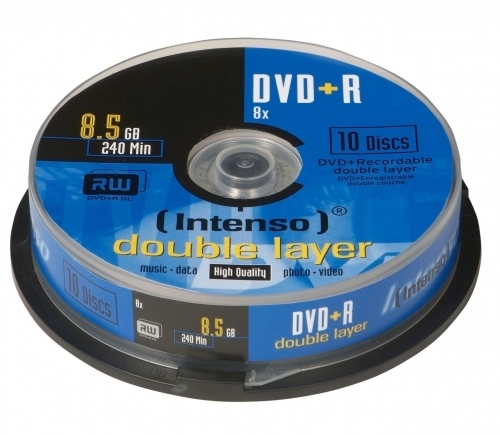 Intenso DVD+R 8.5GB, DL, 8x