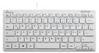 Logitech Filaire compact clavier - Qwertz - 78 touches - Ultraplat - Blanc