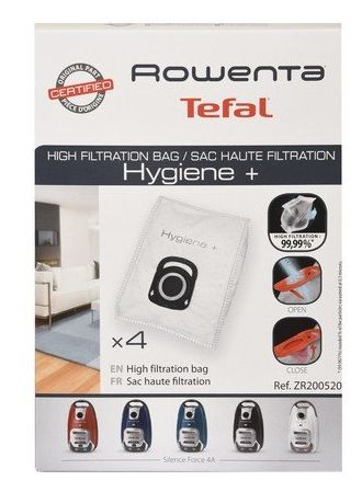 Rowenta Hygiene+ ZR2005 - Stofzuigerzakken - 4 stuks