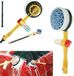 Shenzhen Haorui Industrial Technology Co., Ltd. Brosse de lavage pour voiture - Brosse de nettoyage portable pour la maison Brosse de lavage télescopique pour le lavage de voiture