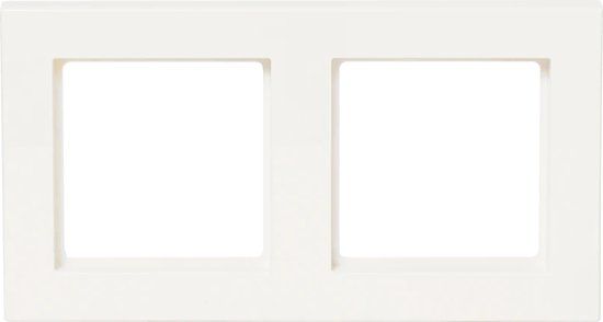 ION industries afdekraam 2-voudig - V1 alpin wit glanzend